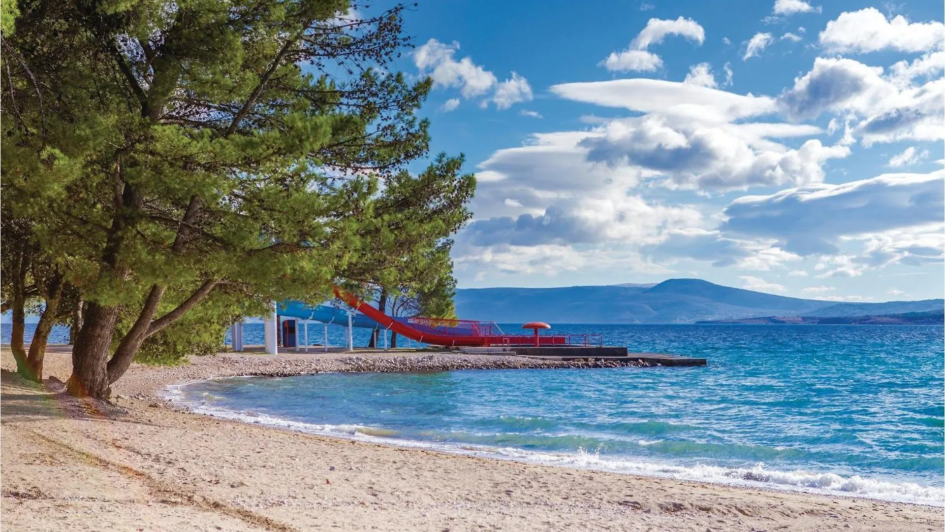 Cozy Apartment In Dramalj With House Sea View Kroatië